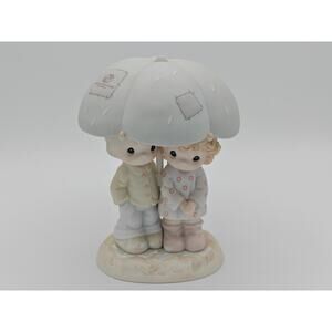 Precious Moments 1997 He Is Our Shelter From The Storm Figurine Enesco 523550